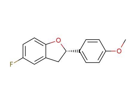 (S)-5-fluoro-2-(4-methoxyphenyl)-2,3-dihydrobenzofuran