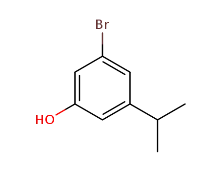 Molecular Structure of 1243475-87-7 (3-bromo-5-isopropylphenol)