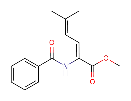 (2Z)-methyl 2-N-benzoylamino-5-methylhexa-2,4-dienoate