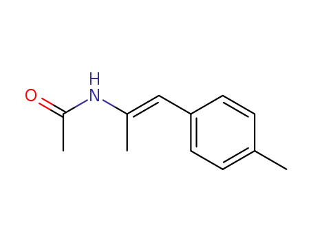 Molecular Structure of 69390-33-6 (Acetamide, N-[(1E)-1-methyl-2-(4-methylphenyl)ethenyl]-)