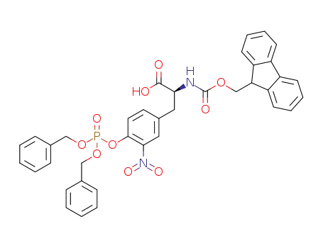 Fmoc-3-nitro-O-(dibenzylphosphoryl)tyrosine