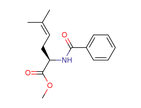 (2R)-methyl 2-N-benzoylamino-5-methylhex-4-enoate