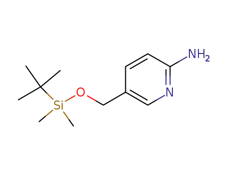 Molecular Structure of 322691-19-0 (2-Pyridinamine, 5-[[[(1,1-dimethylethyl)dimethylsilyl]oxy]methyl]-)