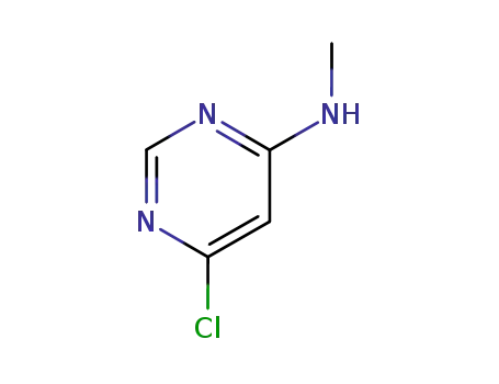 Molecular Structure of 65766-32-7 (6-chloro-Nmethylpyrimidin-4-amine)