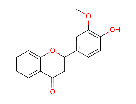 2-(4-Hydroxy-3-methoxyphenyl)-2,3-dihydro-4H-chromen-4-one cas  5438-64-2