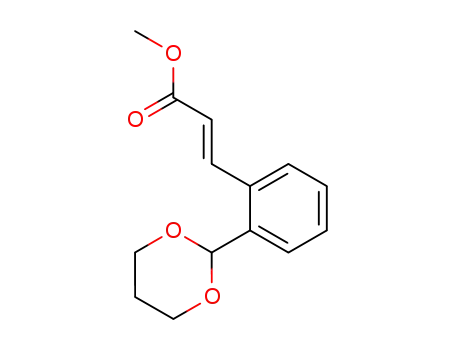 2-Propenoic acid, 3-[2-(1,3-dioxan-2-yl)phenyl]-, methyl ester, (E)-