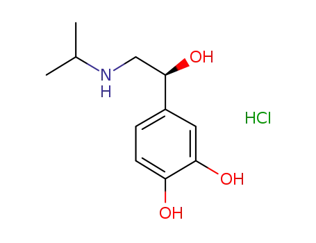 Molecular Structure of 18810-21-4 ((+)-Isoproterenol hydrochloride)