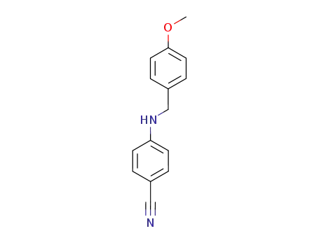 Molecular Structure of 271242-72-9 (4-{[(4-methoxyphenyl)methyl]amino}benzonitrile)