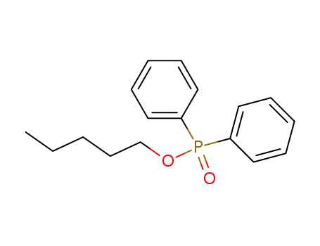 Molecular Structure of 41044-85-3 (Phosphinic acid, diphenyl-, pentyl ester)