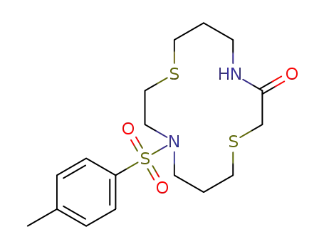 7-(toluene-4-sulfonyl)-3,10-dithia-7,14-diazacyclotetradecan-1-one