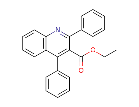 Molecular Structure of 17282-90-5 (ethyl 2,4-diphenylquinoline-3-carboxylate)