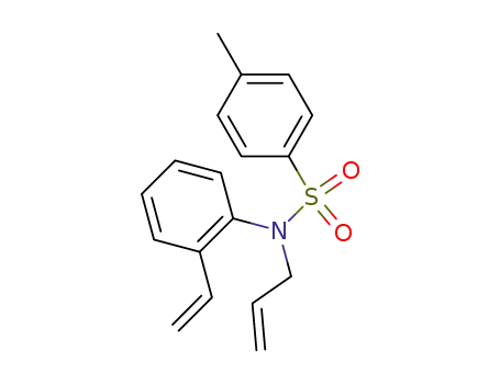 Molecular Structure of 497066-36-1 (Benzenesulfonamide, N-(2-ethenylphenyl)-4-methyl-N-2-propenyl-)