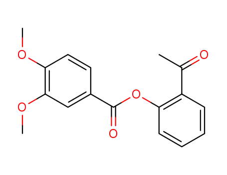 Benzoic acid, 3,4-dimethoxy-, 2-acetylphenyl ester