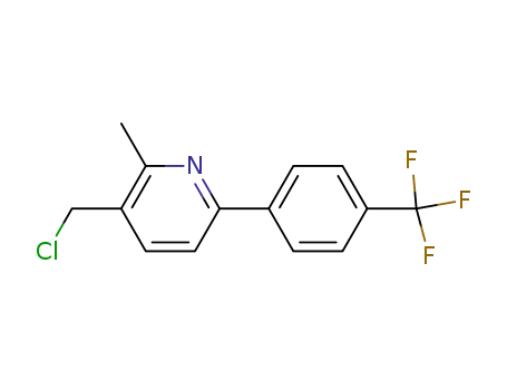Pyridine, 3-(chloromethyl)-2-methyl-6-[4-(trifluoromethyl)phenyl]-