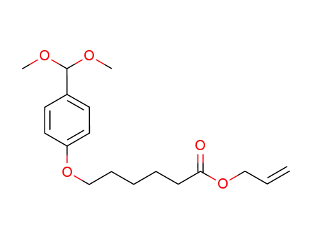 6-(4-dimethoxymethyl-phenoxy)-hexanoic acid allyl ester