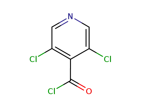 Molecular Structure of 229328-97-6 (4-Pyridinecarbonyl chloride, 3,5-dichloro-)