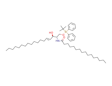 Hexadecanamide,
N-[(1S,2R,3E)-1-[[[(1,1-dimethylethyl)diphenylsilyl]oxy]methyl]-2-hydroxy
-3-heptadecenyl]-