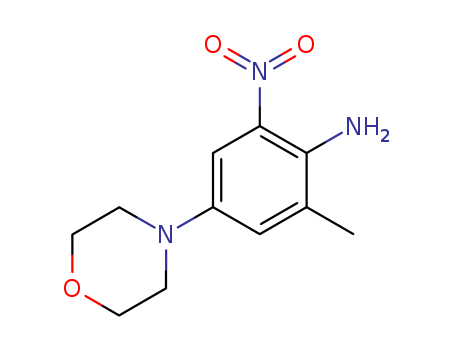 Benzenamine,2-methyl-4-(4-morpholinyl)-6-nitro-