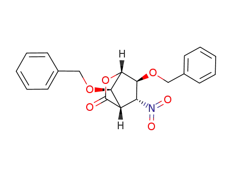 2-Oxabicyclo[2.2.1]heptan-3-one, 5-nitro-6,7-bis(phenylmethoxy)-,
(1S,4S,5R,6S,7R)-