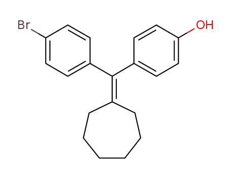 Phenol, 4-[(4-bromophenyl)cycloheptylidenemethyl]-