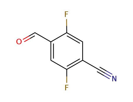 Molecular Structure of 433940-02-4 (2,5-difluoro-4-formylbenzonitrile)