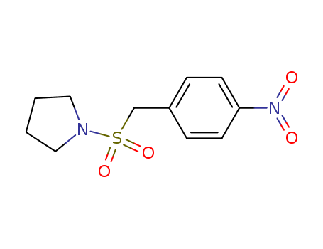 1-[[(4-Nitrophenyl)methyl]sulfonyl]-pyrrolidine cas  340041-91-0
