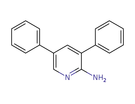 Molecular Structure of 726138-31-4 (2-Amino-3,5-diphenylpyridine)
