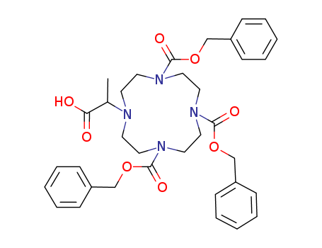1,4,7,10-Tetraazacyclododecane-1,4,7-tricarboxylic acid, 10-(1-carboxyethyl)-, tris(phenylmethyl) ester