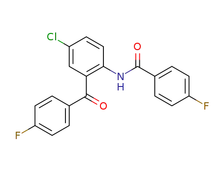 N-[4-chloro-2-(4-fluoro-benzoyl)-phenyl]-4-fluoro-benzamide
