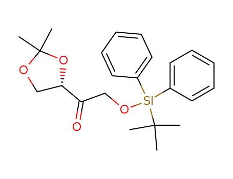 Ethanone,
1-[(4S)-2,2-dimethyl-1,3-dioxolan-4-yl]-2-[[(1,1-dimethylethyl)diphenylsil
yl]oxy]-