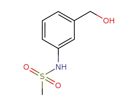 Molecular Structure of 376347-09-0 (Methanesulfonamide, N-[3-(hydroxymethyl)phenyl]-)