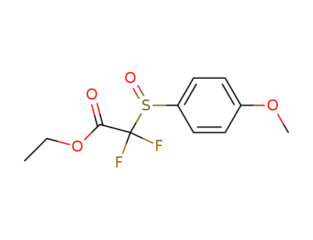 ethyl 2,2-difluoro-2-((4-methoxyphenyl)sulfinyl)acetate