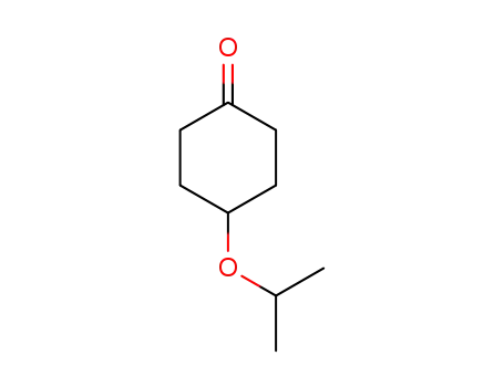 Molecular Structure of 69697-46-7 (4-Isopropoxycyclohexanone)