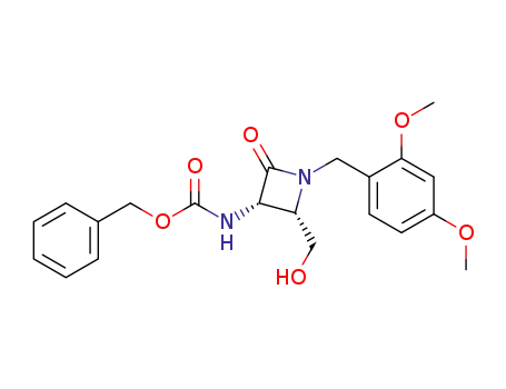 benzyl((2S,3S)-1-(2,4-dimethoxybenzyl)-2-(hydroxymethyl)-4-oxoazetidin-3-yl)carbamate