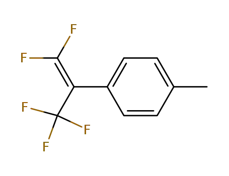 Molecular Structure of 1979-52-8 (Benzene, 1-[2,2-difluoro-1-(trifluoromethyl)ethenyl]-4-methyl-)