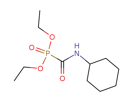 Molecular Structure of 174782-10-6 (diethyl (cyclohexylamino)carbonylphosphonate)