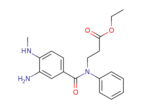 3-Amino-4-methylamino-benzoic acid-N-phenyl-N-(2-ethoxy-carbonylethyl)-amide