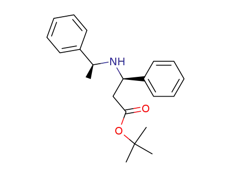 tert-butyl (3R,αS)-3-[N-(α-methylbenzyl)amino]-3-phenylpropanoate