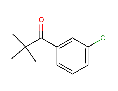 Molecular Structure of 53226-55-4 (3'-CHLORO-2,2-DIMETHYLPROPIOPHENONE)