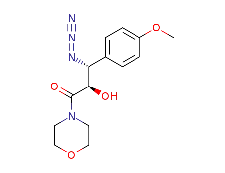 Morpholine,
4-[(2R,3R)-3-azido-2-hydroxy-3-(4-methoxyphenyl)-1-oxopropyl]-