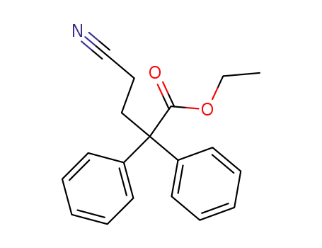Benzeneacetic acid, a-(2-cyanoethyl)-a-phenyl-, ethyl ester