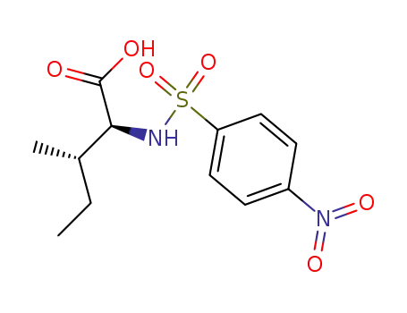 3-methyl-2-(4-nitrophenylsulphonamido)pentanoic acid
