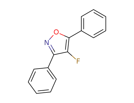 Molecular Structure of 144219-96-5 (Isoxazole, 4-fluoro-3,5-diphenyl-)