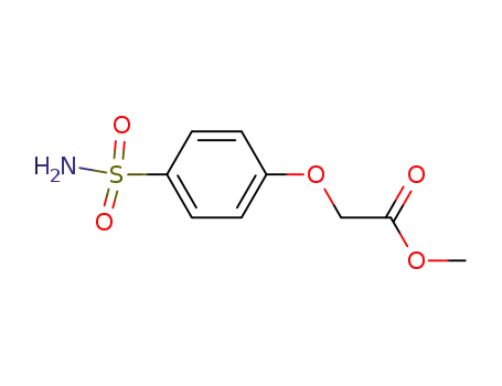 Molecular Structure of 98996-94-2 ((4-Sulfamoylphenoxy)acetic acid methyl ester)