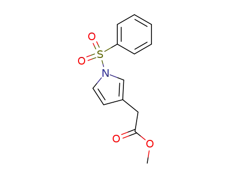 1H-Pyrrole-3-acetic acid, 1-(phenylsulfonyl)-, methyl ester