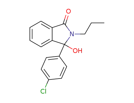 1H-Isoindol-1-one, 3-(4-chlorophenyl)-2,3-dihydro-3-hydroxy-2-propyl-