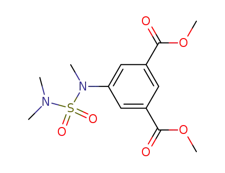 Molecular Structure of 911789-97-4 (1,3-Benzenedicarboxylic acid,
5-[[(dimethylamino)sulfonyl]methylamino]-, dimethyl ester)