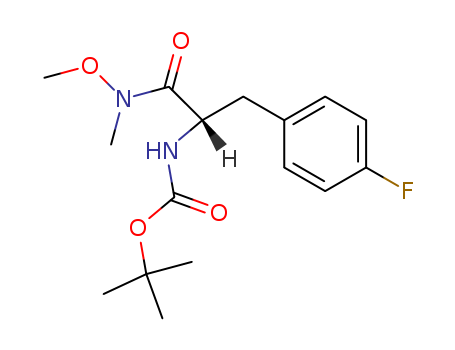 Carbamic acid, [(1S)-1-[(4-fluorophenyl)methyl]-2-(methoxymethylamino)-2-oxoethyl]-, 1,1-dimethylethyl ester