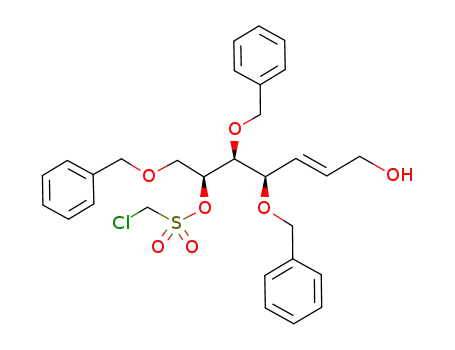 (4R,5R,6S)-6-<((chloromethyl)sulfonyl)oxy>-4,5,7-tris(benzyloxy)-2(E)-hepten-1-ol