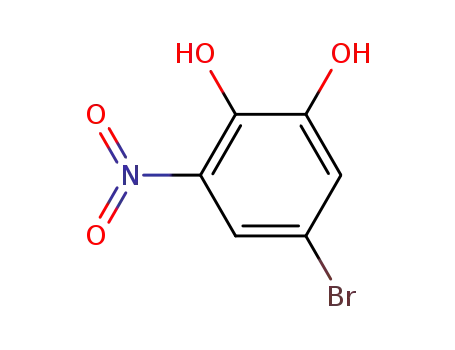 Molecular Structure of 671779-99-0 (5-broMo-3-nitrobenzene-1,2-diol)